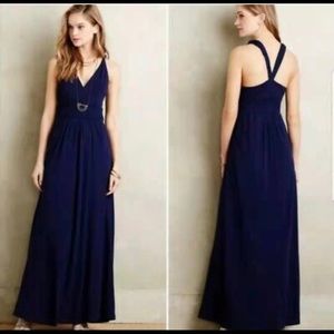 Anthropologie Maeve Maxi in Navy Blue